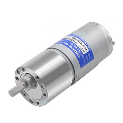 CN On Sale - Brushed 12V DC Gear Motor 50Kg.cm/4.2RPM 540:1 Spur Gearbox