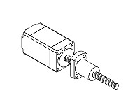 External Ball Screw Linear Stepper